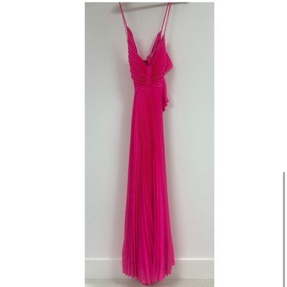 ALC Aries Dress in Hot Pink. - Picture 4 of 7